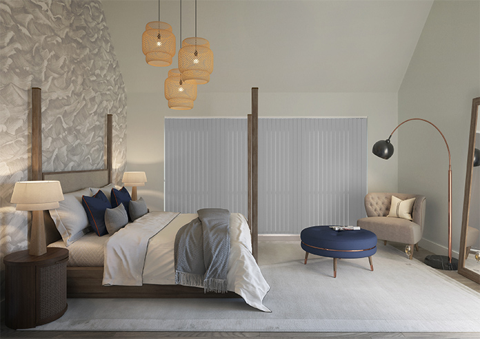 Toulouse (Blackout), Textured Dark Grey - Vertical Blind - Image 9